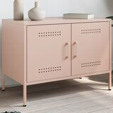 vidaXL TV omarica roza 68x39x50,5 cm jeklo Cene