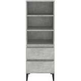  Visoka komoda boja betona 40 x 36 x 110 cm konstruirano drvo | shoptok.hr