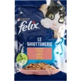 Vlažna hrana za mačke 85g Losos 4/1 PAKET 26/1