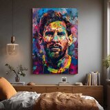  Slika MESSI VIBES na platnu | Poslikana struktura | Shoptok.si