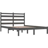  Za krevet od masivne borovine sivi 200 x 200 cm | shoptok.hr