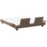 Karup Design Smeđi bračni krevet od masivnog bora s podnicom 160x200 cm Social – | shoptok.hr