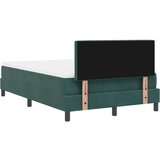  Krevet s podnicom i madracem Tamno zelena 120x200 cm Baršun | shoptok.hr