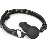 EasyToys - Fetish Collection Gag s silikonskim penisom, črn | Shoptok.si