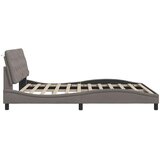  Okvir kreveta s LED-om bez madraca Taupe 180x200 cm tkanina | shoptok.hr