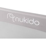 Nukido sigurnosna ogradica za krevet 180 x 42 x 35 cm siva | shoptok.hr