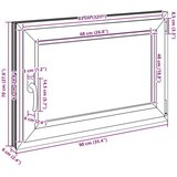  Okno za klet RISOR 90 x 70 cm PVC in steklo Bela, (5000215174) | Shoptok.si