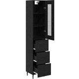  Highboard Crni hrast 34,5 x 34 x 180 cm Konstruirano drvo | shoptok.hr