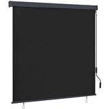 vidaXL Vanjska Roleta Prugasti Podesiva Antracit 180 x 250 cm tkanina u