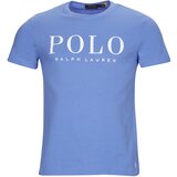 Polo Ralph Lauren Majice s kratkimi rokavi T-SHIRT AJUSTE EN COTON LOGO "" Modra | Shoptok.si