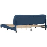  Okvir za krevet bez madraca Hvar plavi 200x200 cm od tkanine | Eponuda.com