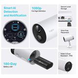Tp-link brezžična zunanja nadzorna kamera Tapo C400S2 3,15mm dnevna/nočna WiFi FHD črno/bela | Shoptok.si