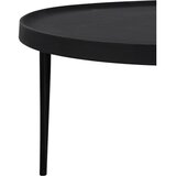 Light & Living Črne okrogle mizice v kompletu 2 ks ø 75 cm Tobias – | Shoptok.si