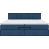  Otomanski krevet s madracem plavi 200x200 cm tkanine | Eponuda.com