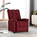  Naslonjač od tkanine crvena boja vina | shoptok.hr