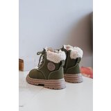 Boto Children's Trapper Boots with a Zip and Sheepskin Zilelone Marialee | shoptok.hr