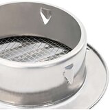  Pokrov ventilacije 4 pcs Srebrno 80 mm Nehrđajući čelik - 80 mm | shoptok.hr