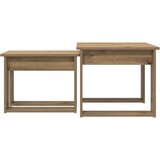  Set kavno mizico 2 pcs Umetni hrast Konstruiran les, (5000120258) | Shoptok.si