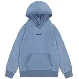 Levi's Otroški pulover LVB HEADLINE INDIGO HOODIE s kapuco