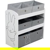 Roba Bel/siv otroški organizator za igrače 63,5x29,5x60 cm Miffy – | Shoptok.si