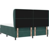 Box Spring krevet s madracem u tamnozelenoj boji 180x200 cm baršun | shoptok.hr