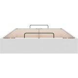 vidaXL Otomanski posteljni okvir brez vzmetnice bel 120x190 cm | Shoptok.si