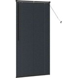 vidaXL Zavjesa za prozor sa zavjesama Ostalo Crna 85 x 175 cm Aluminij | shoptok.hr