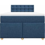  Krevet s oprugama i madracem plavi 120 x 190 cm od tkanine | shoptok.hr