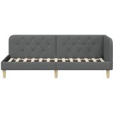  Kutni okvir kreveta Tamno siva 80 x 200 cm tkanina | shoptok.hr