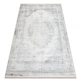 RugsX DISTIN 0201A bela / modra / svetlo zelena moderna preproga - Ornament, okvir, vintage, resice 200x290 cm, (21990457) | Shoptok.si