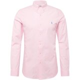 Polo Ralph Lauren Poslovna srajca nebeško modra / pastelno roza | Shoptok.si