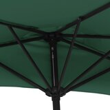 Balkonski suncobran s aluminijskom šipkom 270 x 144 cm zeleni | shoptok.hr