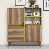 Hanah home Pulse Walnut Yellow komoda Cene