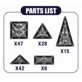 Classic World Magnetni konstruktor Dijamantski zamak 140 delova ST0734727B Magnetne kocke | Eponuda.com