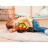 Traktor s odvojivom prikolicom, košarom i 3 voćke - igra se i osvjetljava 12 mjeseci+ ZA6182 | shoptok.hr