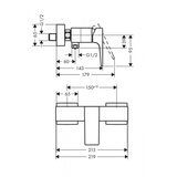 Hansgrohe Metropol Chrome baterija (slavina) za ručni tuš 32560000 | ePonuda.com