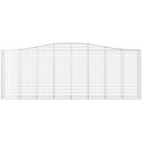  Lučne gabionske košare 8 kom 400x50x140/160cm pocinčano željezo | shoptok.hr