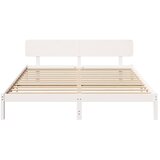  Krevetna konstrukcija Bijelo 180 x 200 cm Čvrsto borovo drvo | shoptok.hr