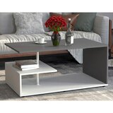 MID.YOU Klubska Miza Maliso M, Bela, Antracit | Shoptok.si