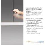 SCHÖNER WOHNEN 12577-16 - LED viseća lampa na sajli ADRIANA, prigušiva, 2xLED/24W/230V, bela | Eponuda.com