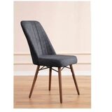 Hanah home Set Trpezarijski sto i 6 stolica Lidyana Anthracite | Eponuda.com