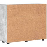 vidaXL kreveta beton siva 55.5 x 29 x 100 cm konstruirano drvo | shoptok.hr