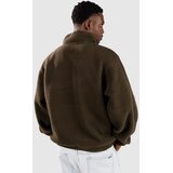 Rhythm Sherpa Half-Zip Pulover iz flisa olive | Shoptok.si