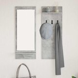  Vješalica za kapute na zidu Zidne Betonski sivi 70 x 10 x 90 cm | shoptok.hr