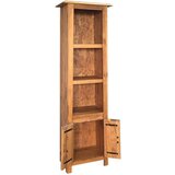  Samostojeći toaletni ormarić za kupaonicu od masivne reciklirane borovine 48 x 32 x 170 cm | shoptok.hr