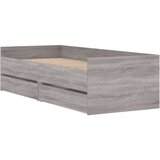 vidaXL Okvir kreveta s ladicama siva boja hrasta 90x200 cm | shoptok.hr