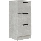  Komoda siva boja betona 30 x 30 x 70 cm od konstruiranog drva | Eponuda.com