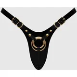Leatherette Harness Fabulous One Size Black Glossy