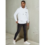 DStreet Bluza męska z kapturem biała | shoptok.hr