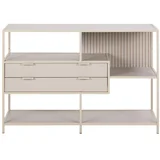 Regal za knjige SARON 114x78 cm siva